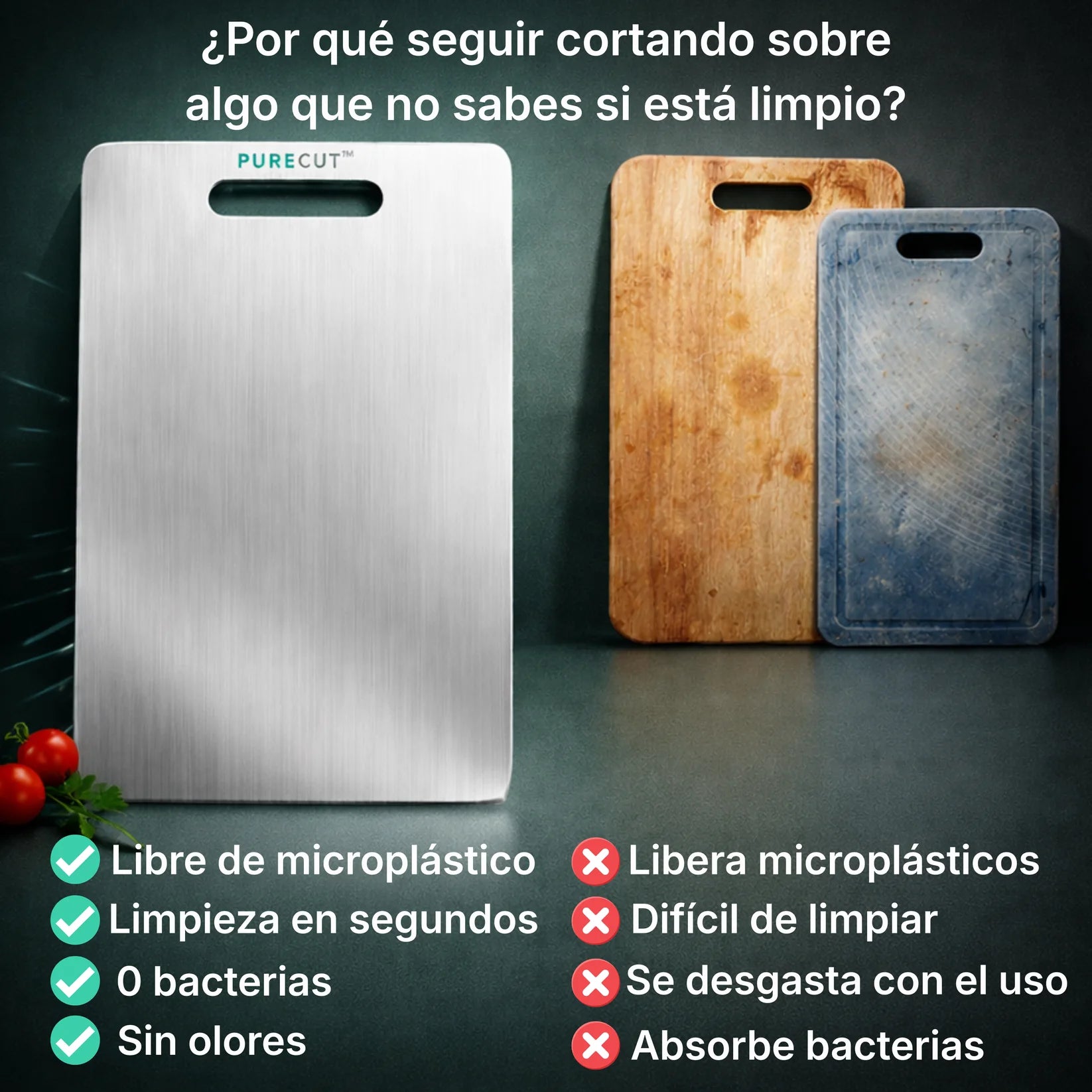 Tabla Higiénica de Titanio Premium